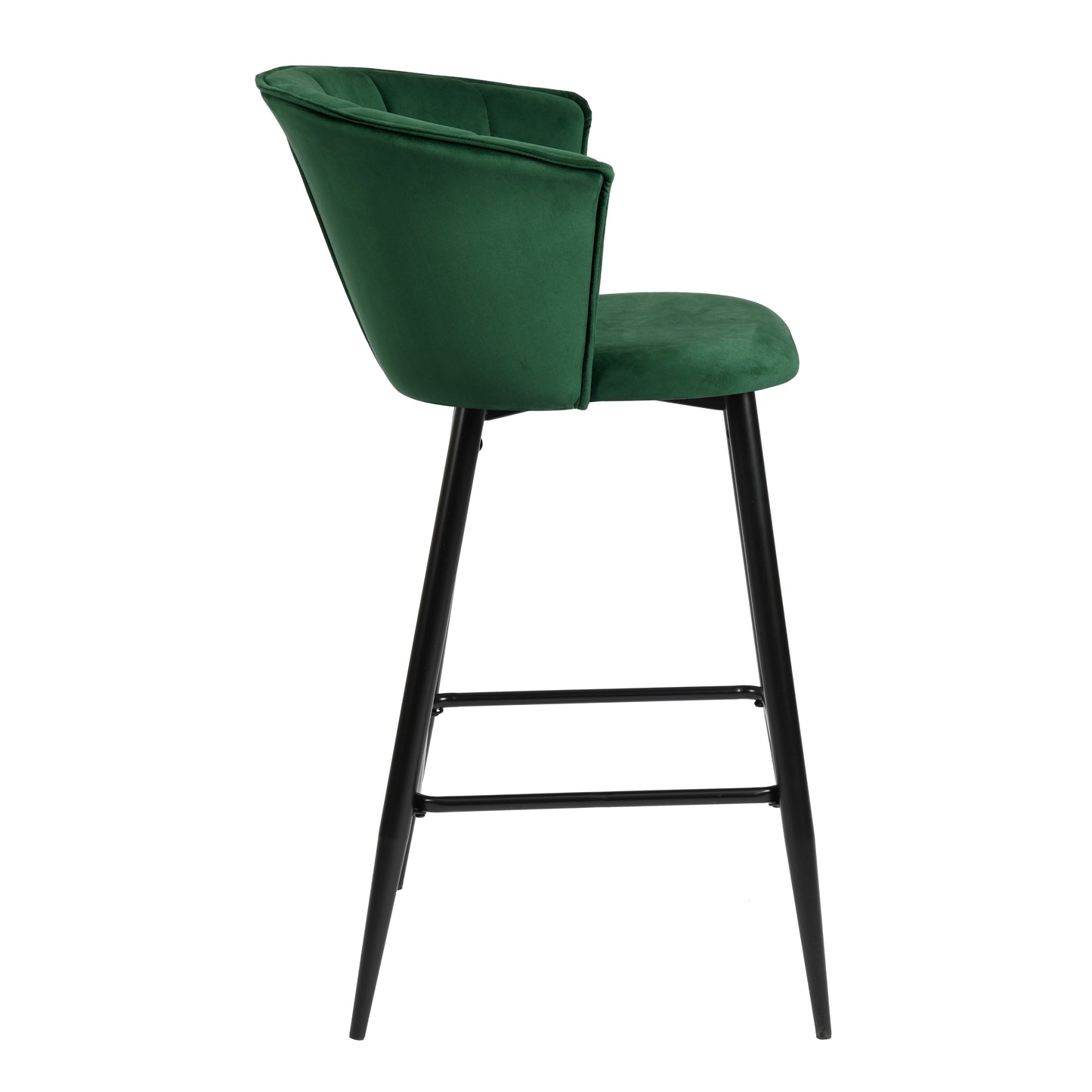 Barstools Velvet Upholstered Bar Stools Doncic