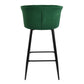 Barstools Velvet Upholstered Bar Stools Doncic