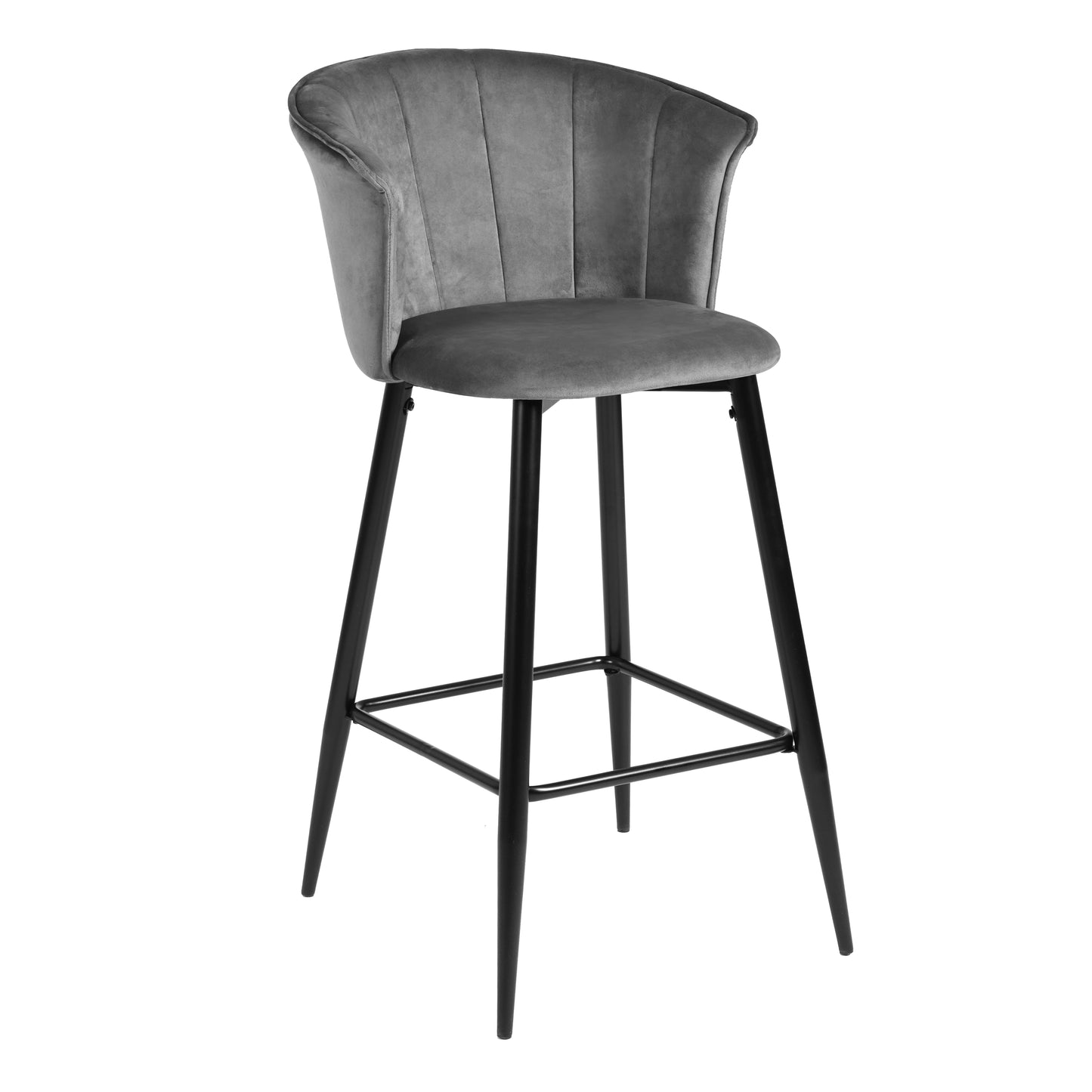 Barstools Velvet Upholstered Bar Stools Doncic