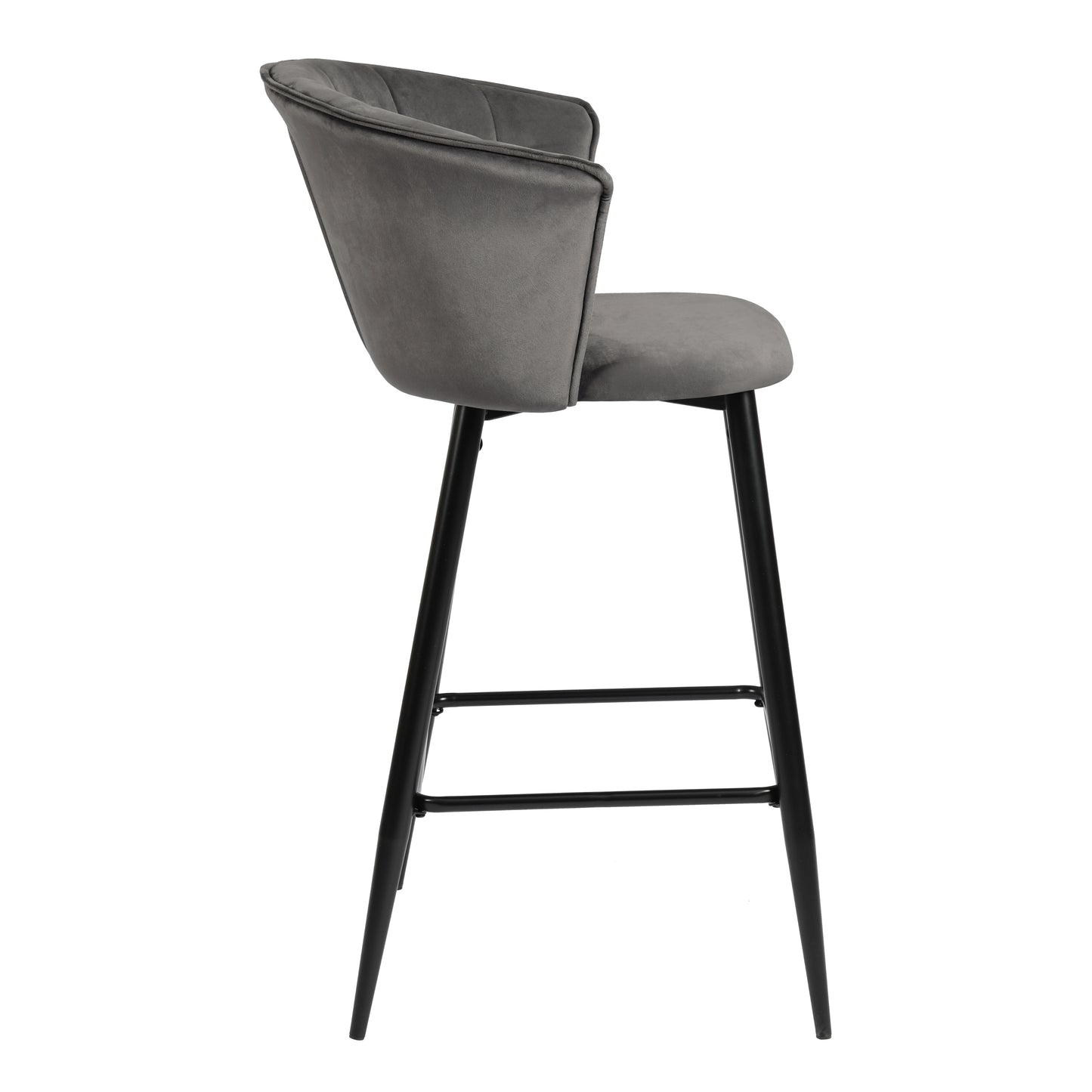 Barstools Velvet Upholstered Bar Stools Doncic