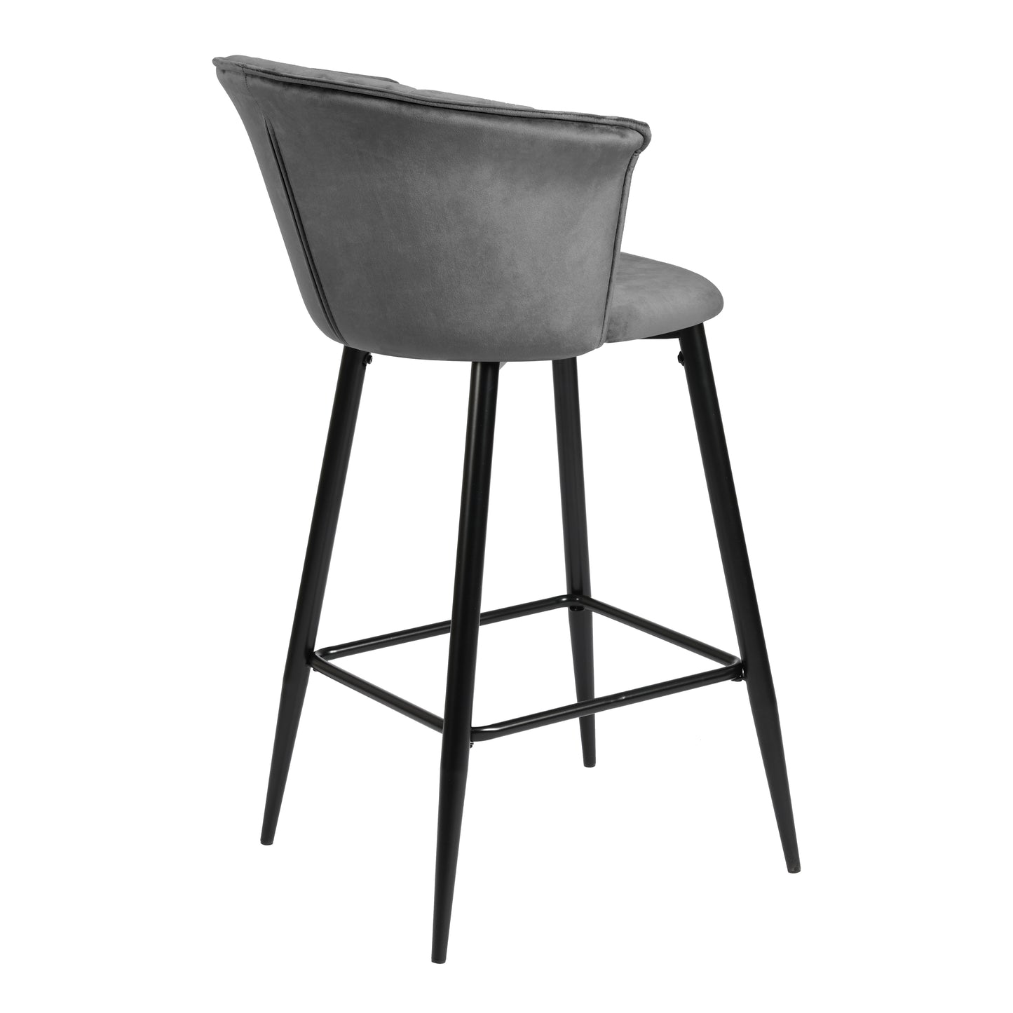 Barstools Velvet Upholstered Bar Stools Doncic