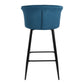 Barstools Velvet Upholstered Bar Stools Doncic