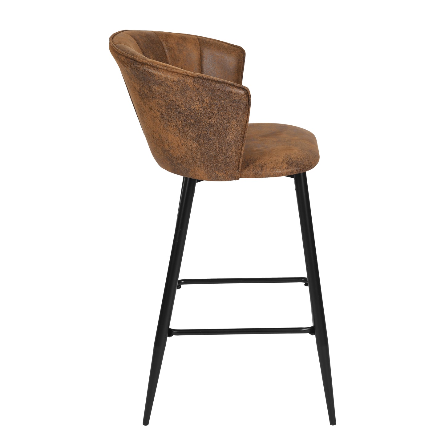 Barstools Suede Upholstered Bar Stools Doncic