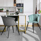 Dining Chairs Velvet Upholstered Metal Legs Doncic