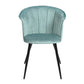 Dining Chairs Velvet Upholstered Metal Legs Doncic