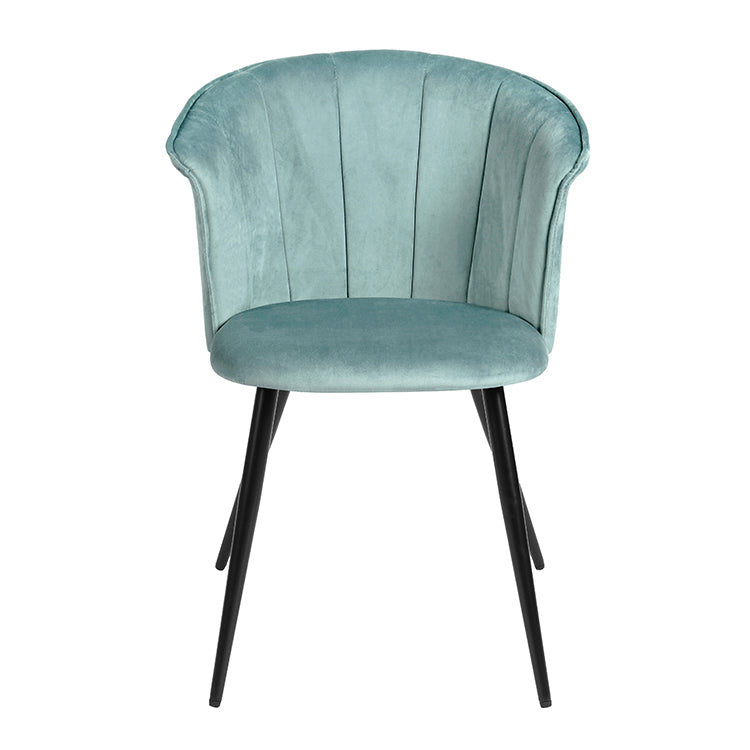 Dining Chairs Velvet Upholstered Metal Legs Doncic