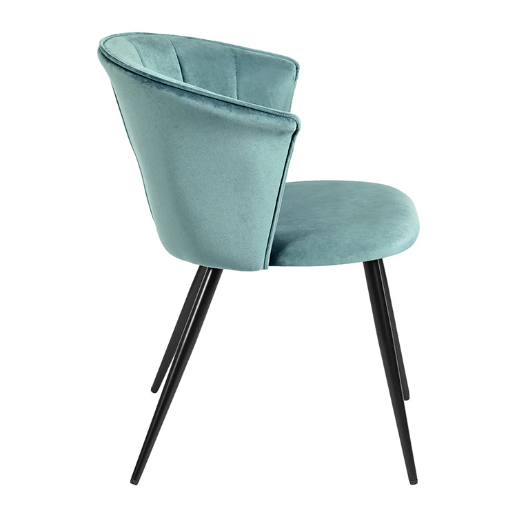 Dining Chairs Velvet Upholstered Metal Legs Doncic
