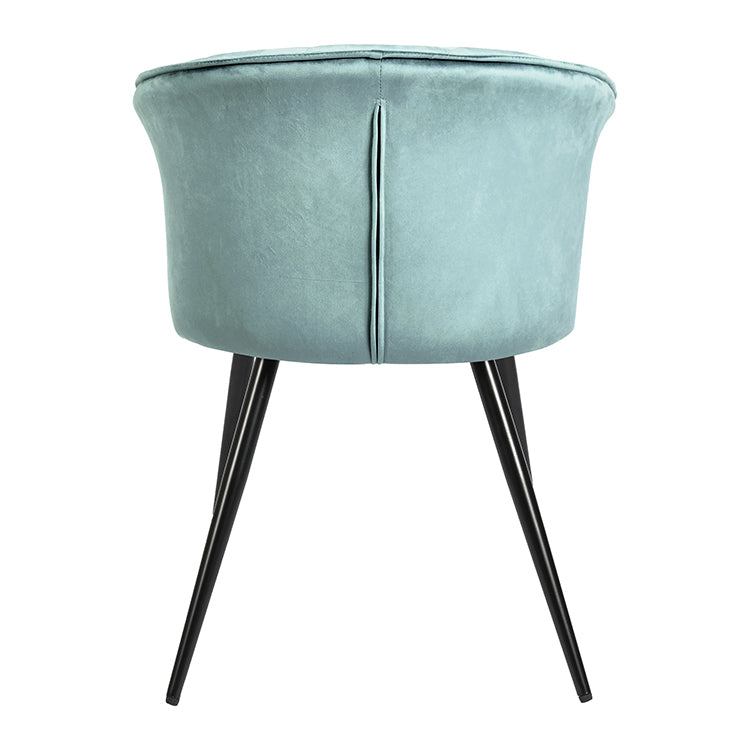 Dining Chairs Velvet Upholstered Metal Legs Doncic