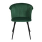 Dining Chairs Velvet Upholstered Metal Legs Doncic