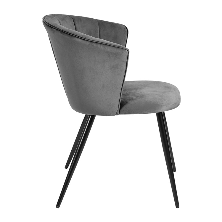 Dining Chairs Velvet Upholstered Metal Legs Doncic