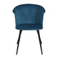 Dining Chairs Velvet Upholstered Metal Legs Doncic