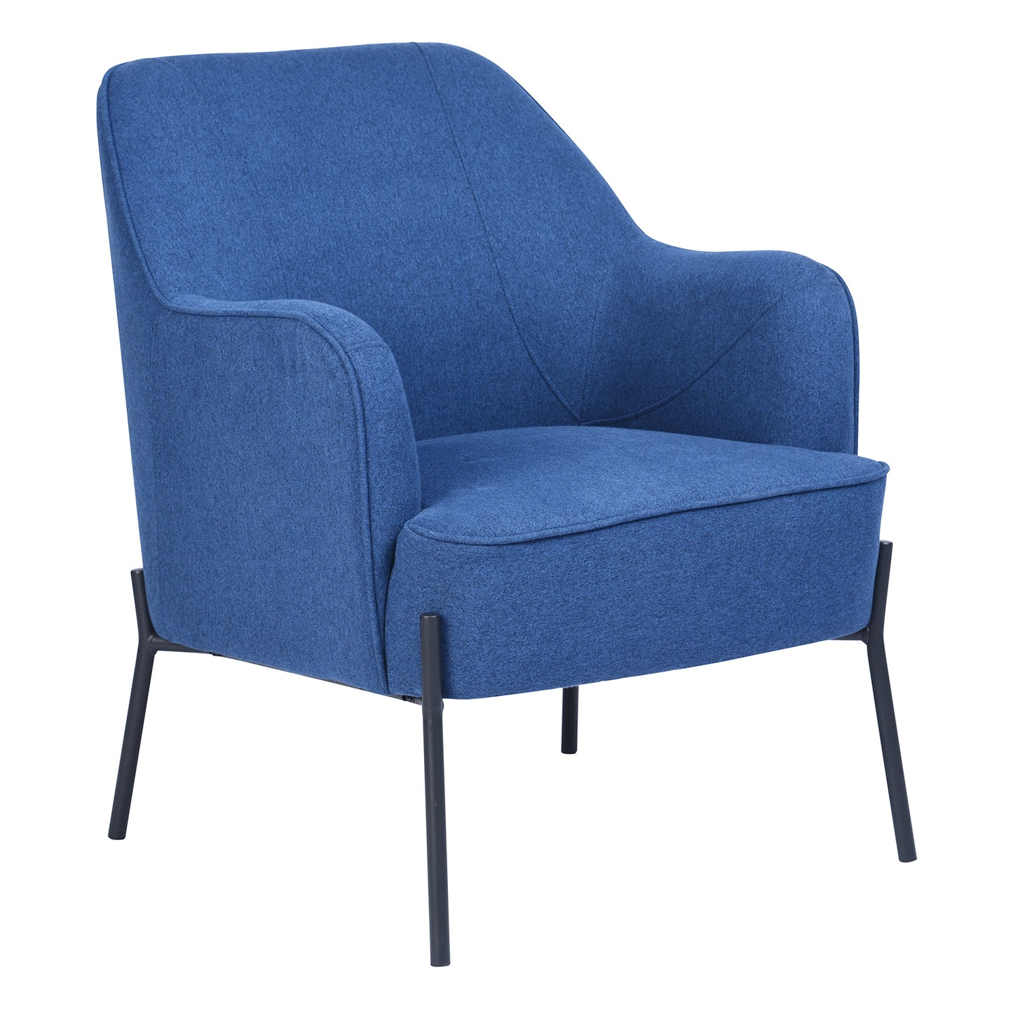 Fabric Accent Chair with Armrest Mid Century Living Room Chairs Dugan