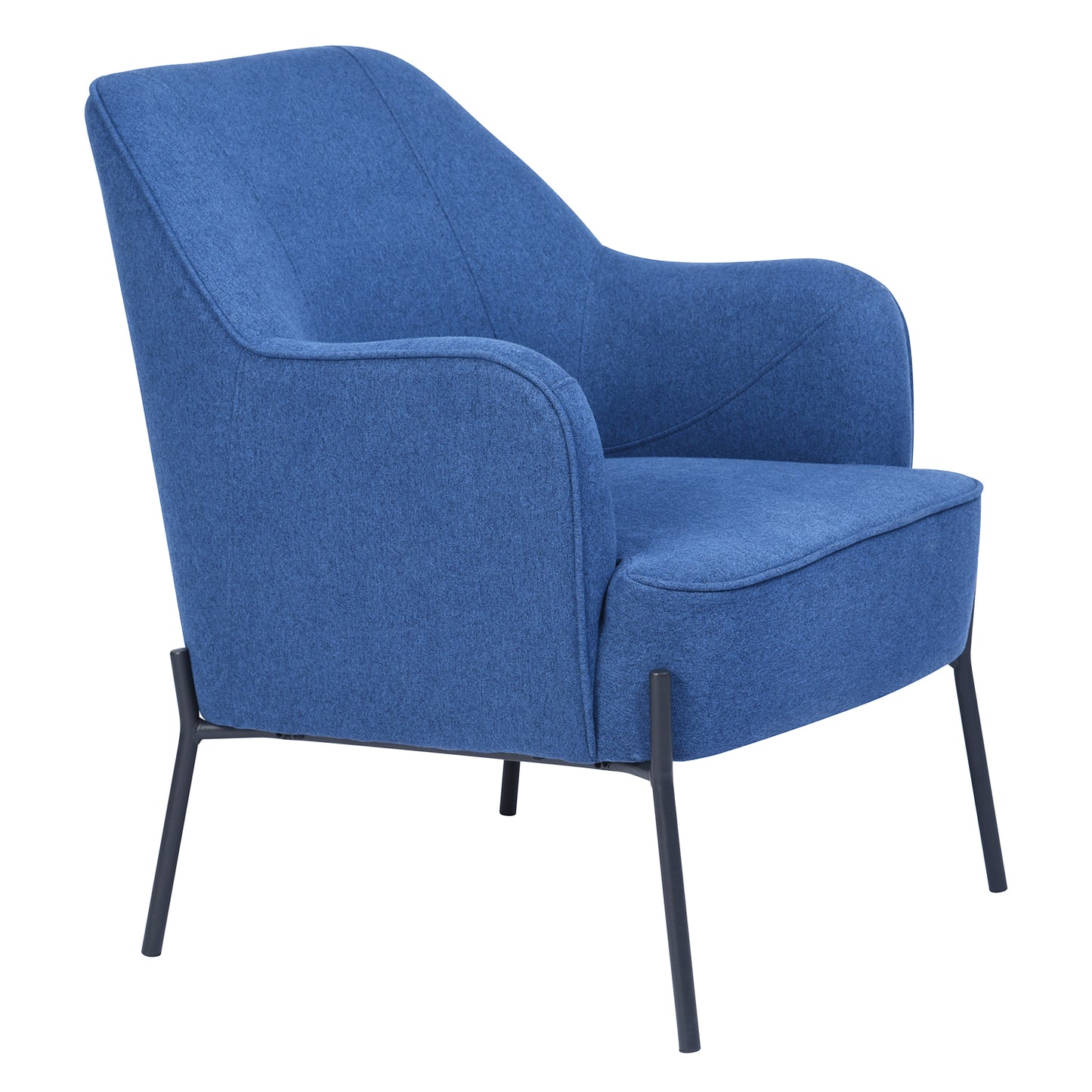 Fabric Accent Chair with Armrest Mid Century Living Room Chairs Dugan