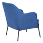 Fabric Accent Chair with Armrest Mid Century Living Room Chairs Dugan