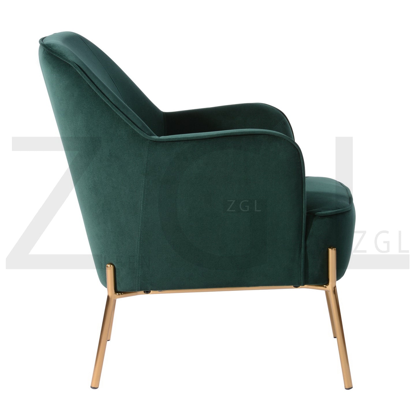 Fabric Accent Chair with Armrest Mid Century Living Room Chairs Dugan