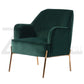 Fabric Accent Chair with Armrest Mid Century Living Room Chairs Dugan