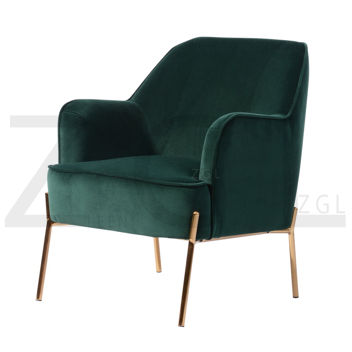 Fabric Accent Chair with Armrest Mid Century Living Room Chairs Dugan