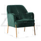 Fabric Accent Chair with Armrest Mid Century Living Room Chairs Dugan