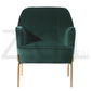 Fabric Accent Chair with Armrest Mid Century Living Room Chairs Dugan