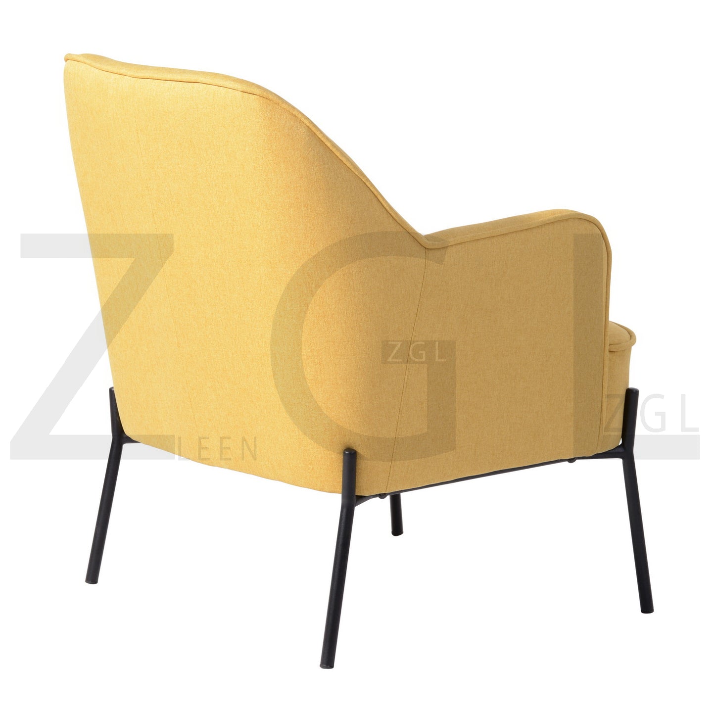 Fabric Accent Chair with Armrest Mid Century Living Room Chairs Dugan