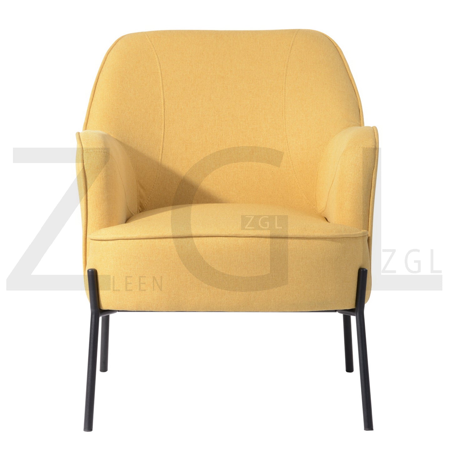 Fabric Accent Chair with Armrest Mid Century Living Room Chairs Dugan