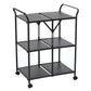 Folding Rolling Kitchen Trolley Serving Cart Elias