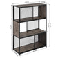 Bookcase 3 Shelves Bookshelf Storage Organizer Emely