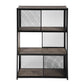 Bookcase 3 Shelves Bookshelf Storage Organizer Emely