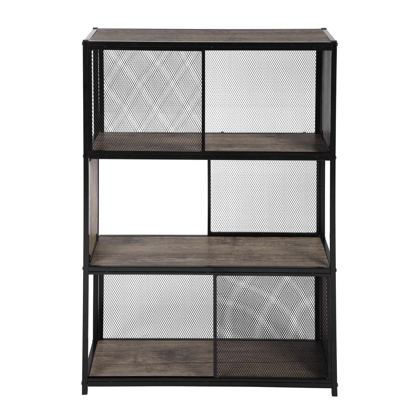 Bookcase 3 Shelves Bookshelf Storage Organizer Emely