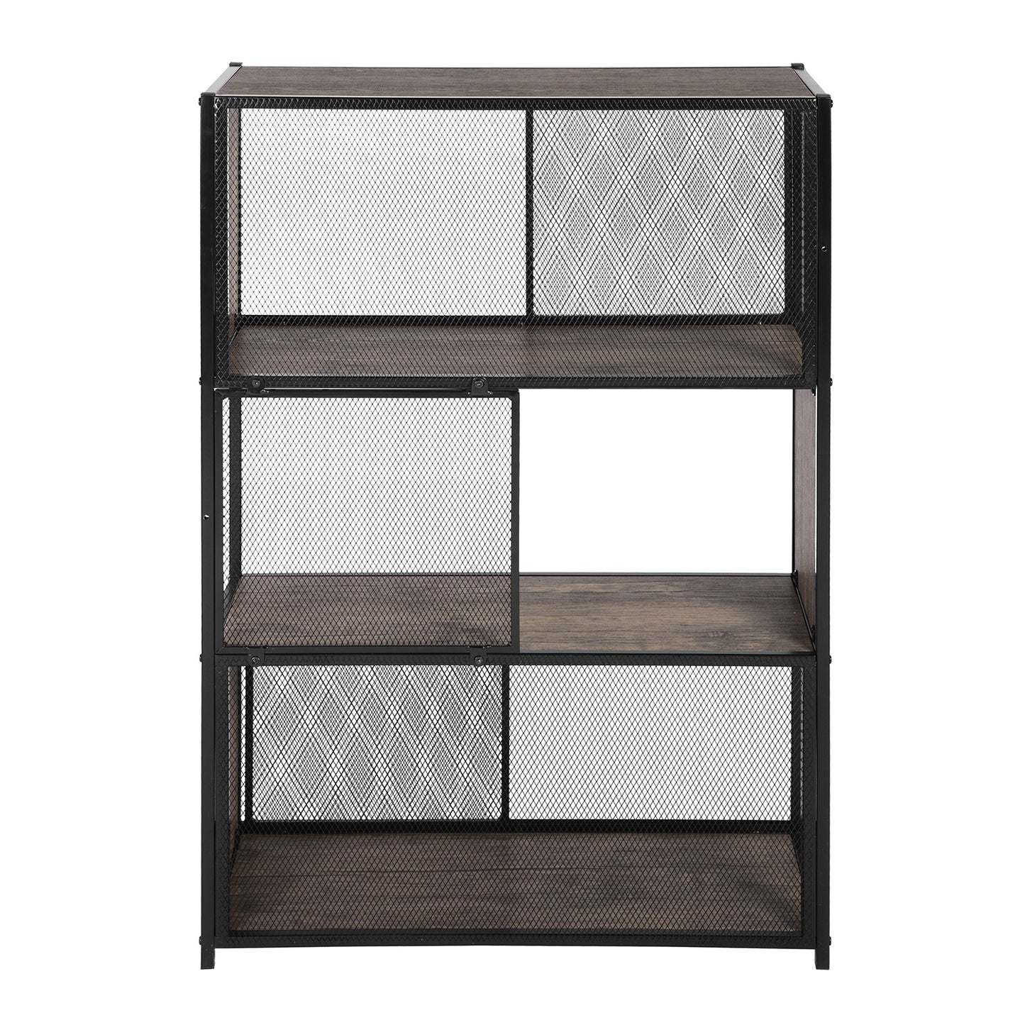 Bookcase 3 Shelves Bookshelf Storage Organizer Emely