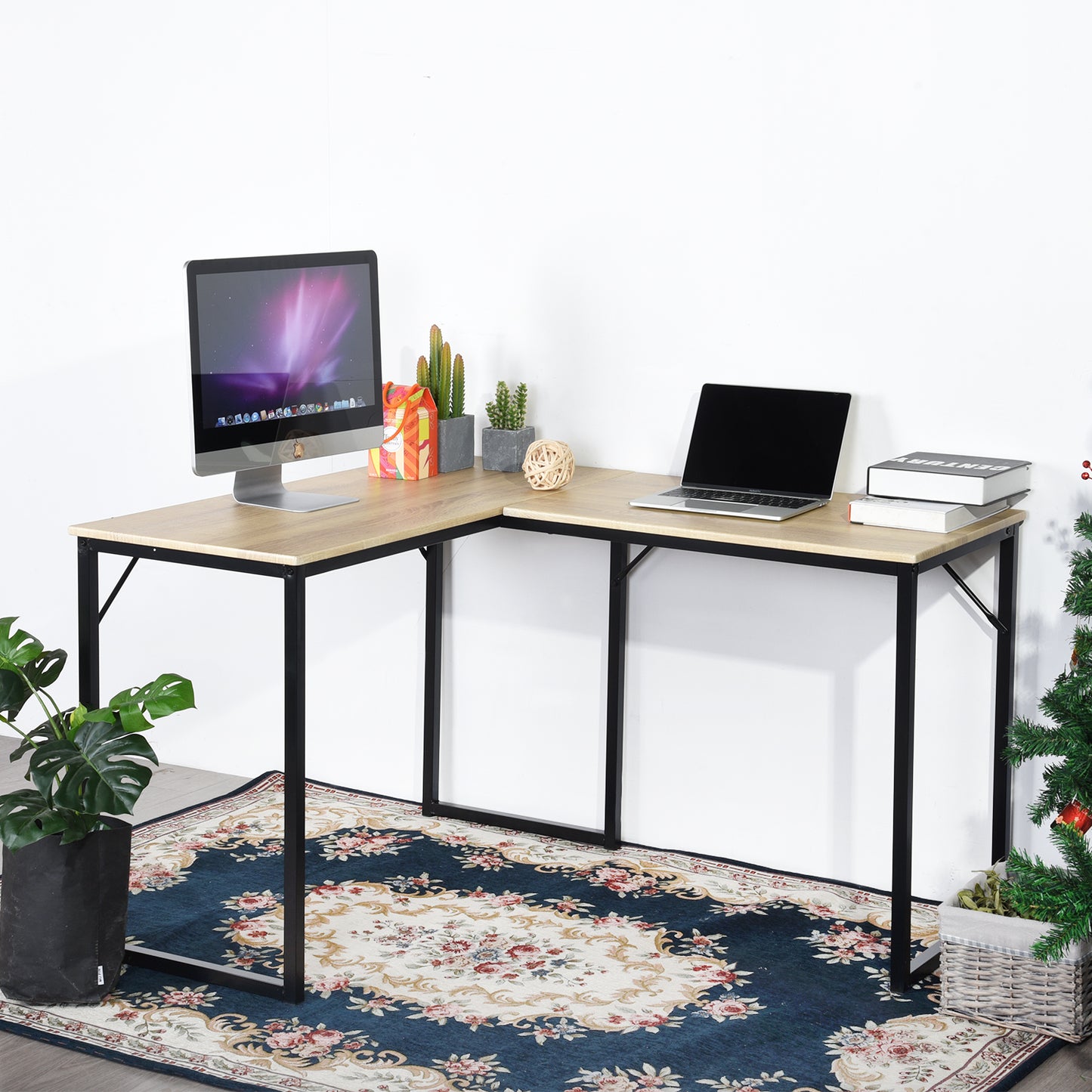 L-Shaped Computer Office Desk Enable