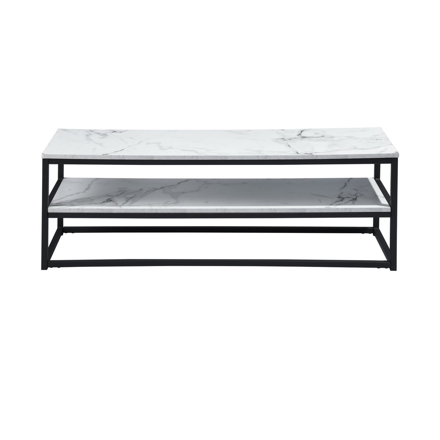 TV Stand with 3 Shelves Coffee Table Facto