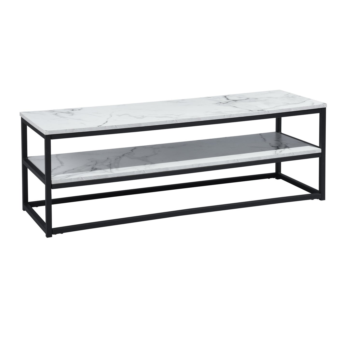 TV Stand with 3 Shelves Coffee Table Facto