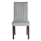 Dining Chairs Velvet Upholstered Wooden Legs Fawn