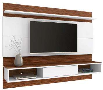Suspend Home Napoles 2,20M TV Stand Wall-Mounted Entertainment Center Dakota/White