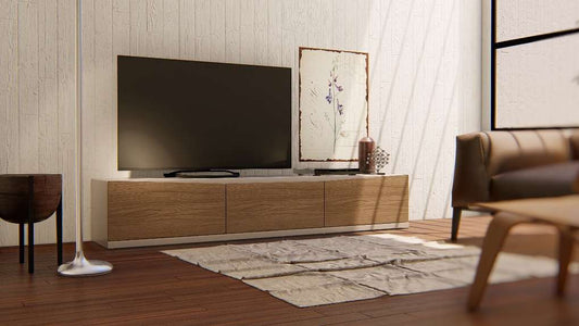 TV Stand Eros 2,2M Off White/Noce