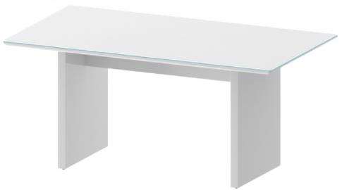 Dining Table Madrid 1,8M With Glass  White