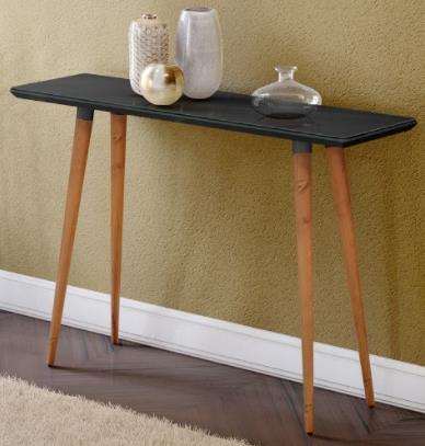 Sideboard Veneza With Glass Black