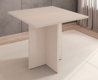 Dining Table Paris 0,9M Without Glass Off White