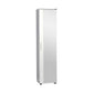 Shoe Cabinet W/ Ten Adj. Shelves & One Door & Mirror White SHC