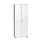 Shoe Cabinet W/ Ten Adj. Shelves & Two Doors White SHC