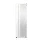 Shoe Cabinet W/ Ten Adj. Shelves & Two Doors & Mirror White SHC