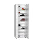 Shoe Cabinet W/ Ten Adj. Shelves & Two Doors & Mirror White SHC