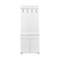Hallstand & Shoe Cabinet W/ One Drawer & Two Doors White PRT