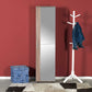 Shoe Cabinet W/ Ten Adj. Shelves & One Door & Mirror Latte SHC