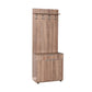 Hallstand & Shoe Cabinet W/ One Drawer & Two Doors Latte PRT