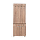 Hallstand & Shoe Cabinet W/ One Drawer & Two Doors Latte PRT