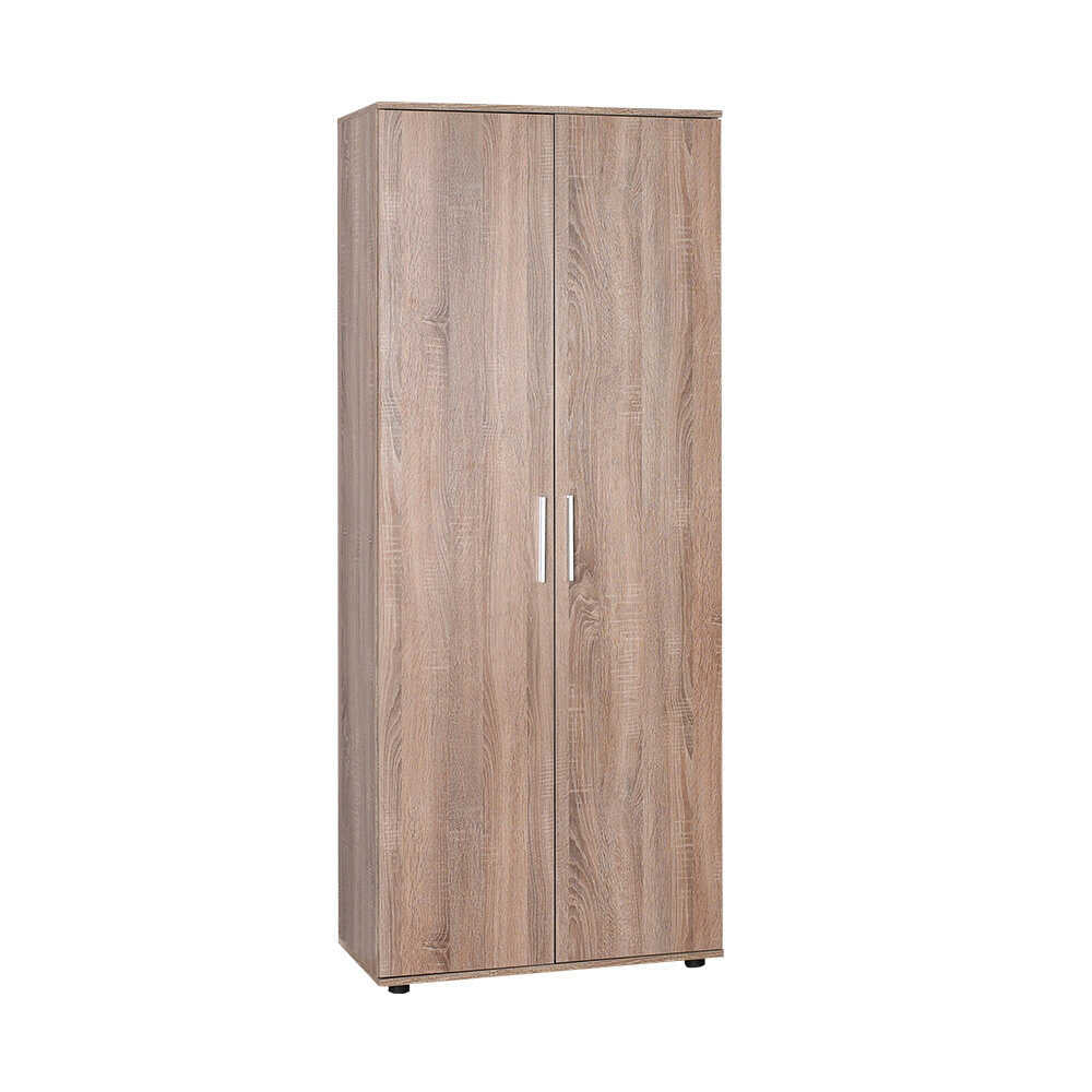 Shoe Cabinet W/ Ten Adj. Shelves & Two Doors Latte SHC