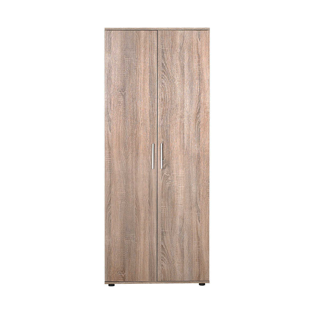 Shoe Cabinet W/ Ten Adj. Shelves & Two Doors Latte SHC