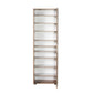Shoe Cabinet W/ Ten Adj. Shelves & Two Doors & Mirror Latte SHC